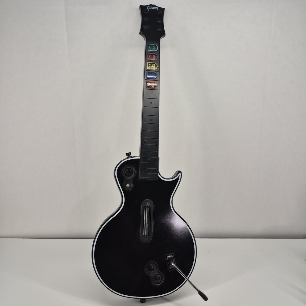 Guitar Hero Xbox 360 Les Paul Wireless Red Octane Controller 95123 805 UNTESTED